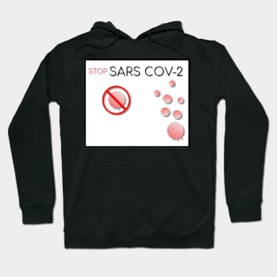 INFOGRAPHICS OF stop Covid 22 Hoodie